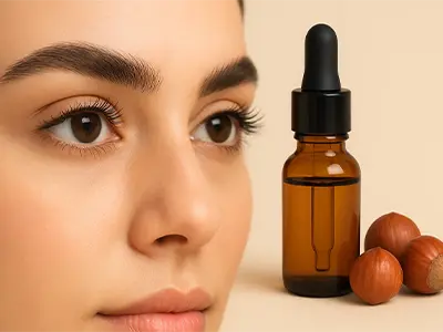 تاثیر روغن فندق برای ابرو و مژه بر رشد و تقویت مژه و ابرو