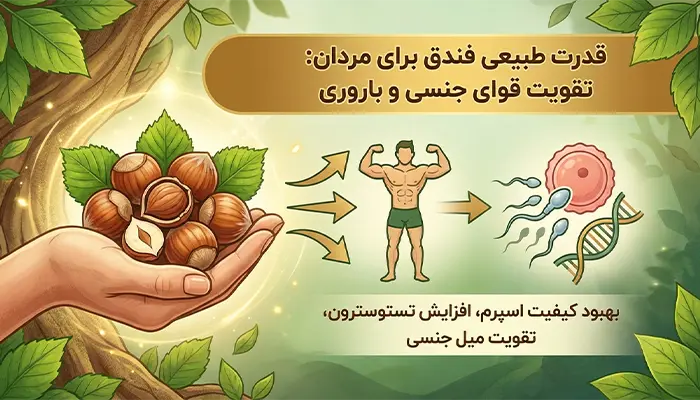 فواید فندق برای مردان