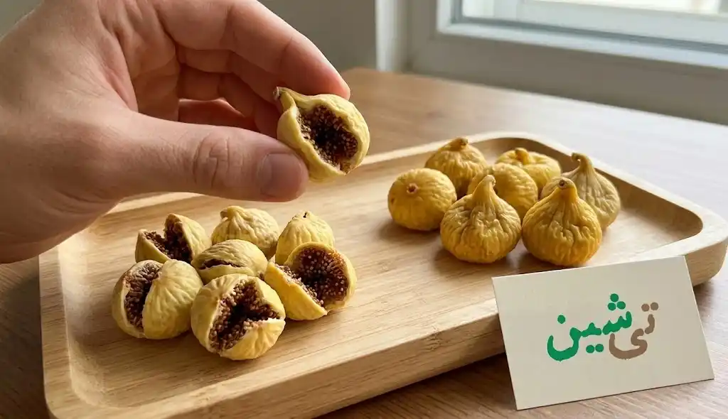 سورت دستی انجیر پرک و انجیر خشک طبیعی