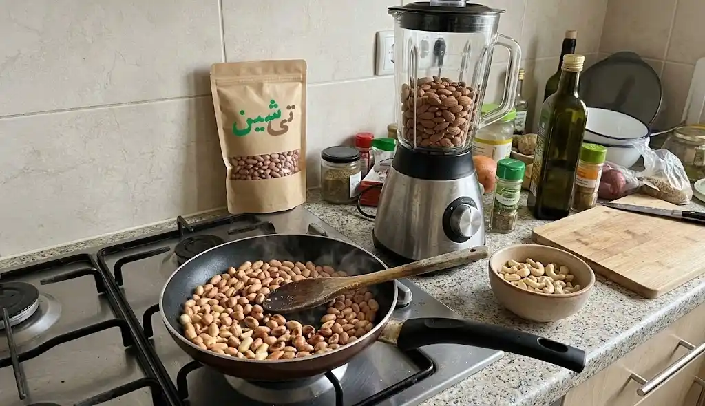 کاربرد واقعی هر بادام در آشپزخانه و میان وعده تی شین